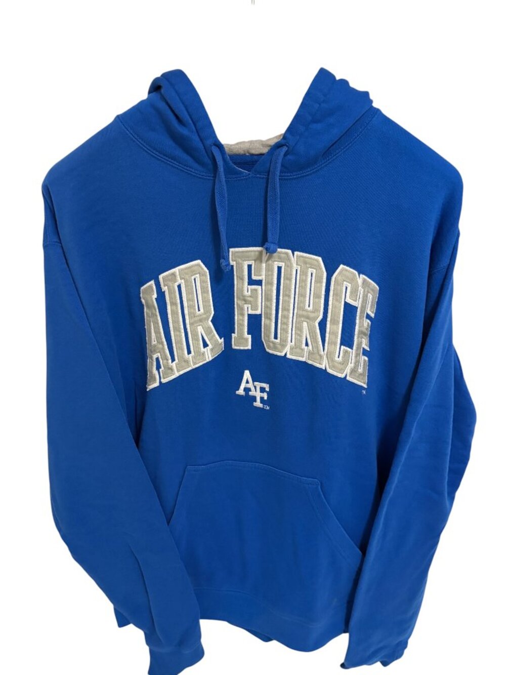 Air Force Academy Falcons Hooded Sweatshirt Mens Size XL Embroidered Blue